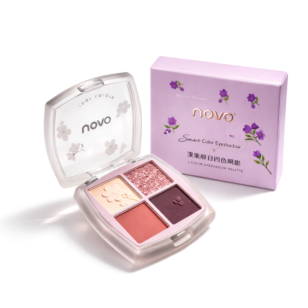 Sombra 4 colores lila flower Novo